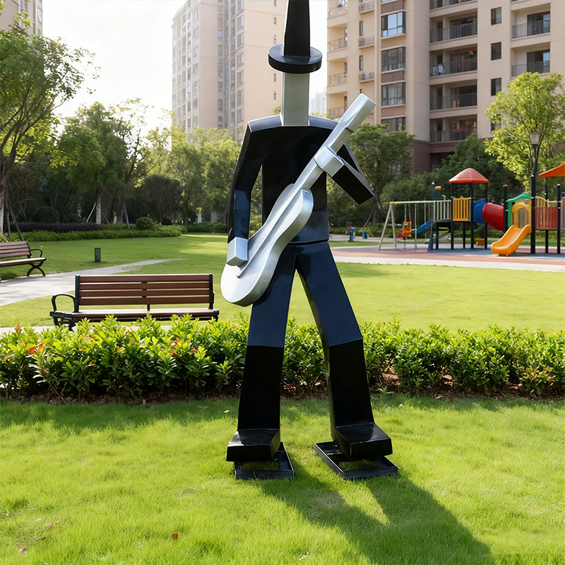 ประติมากรรมมนุษย์ไฟเบอร์กลาสในการออกแบบ 